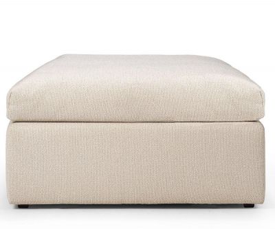 Mellow Polsterhocker Off White Eco Stoff Ethnicraft